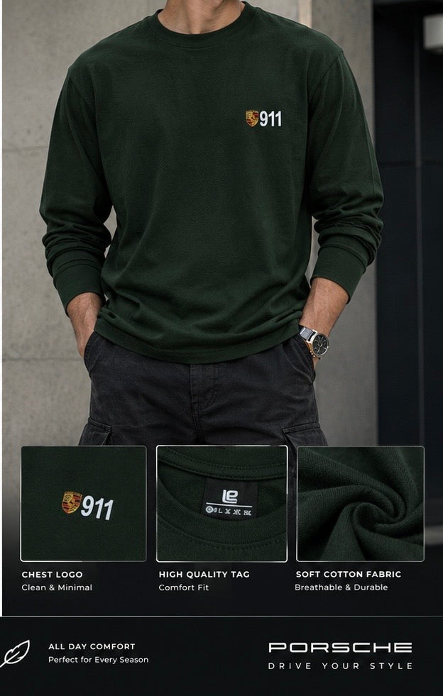 porsche full sleeve soft cotton shirt