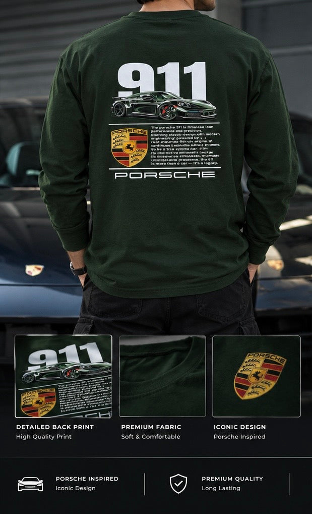 porsche full sleeve soft cotton shirt