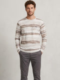 Camo-Inspired Abstract Long-Sleeve Tee  Olive Horizon Printed Long Sleeve
