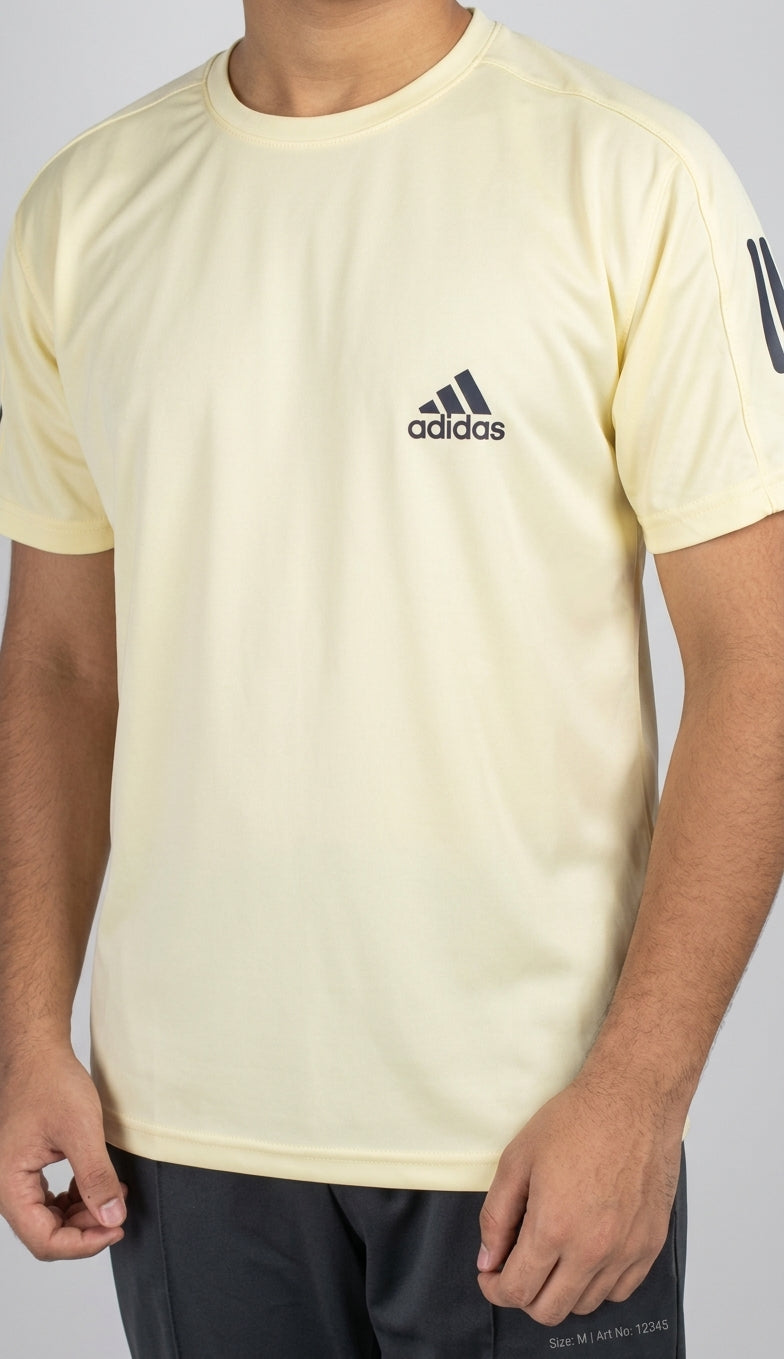 Adidas Sky Blue Activewear Performance T-Shirt