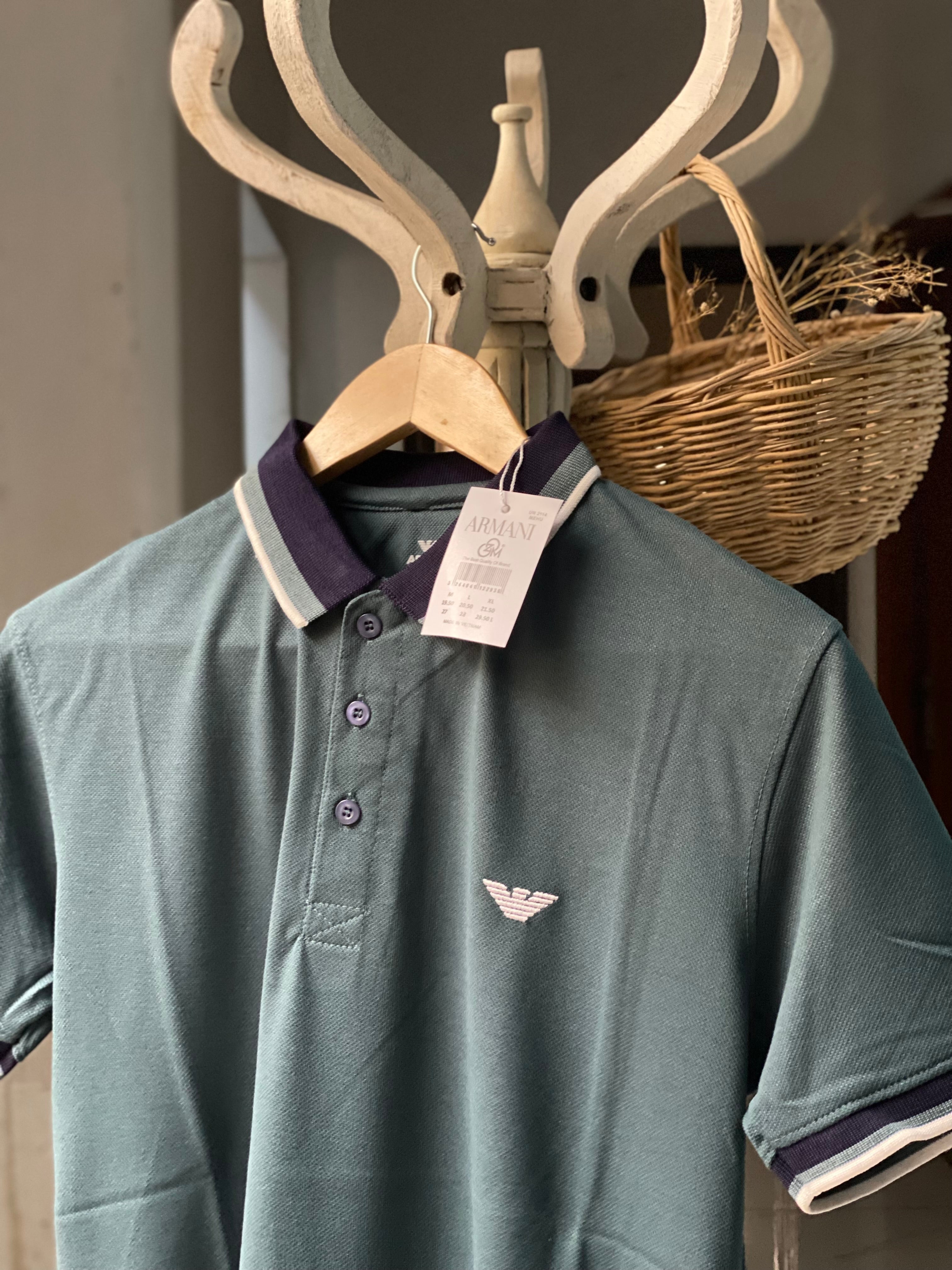 Premium Sea Green Polo Tee